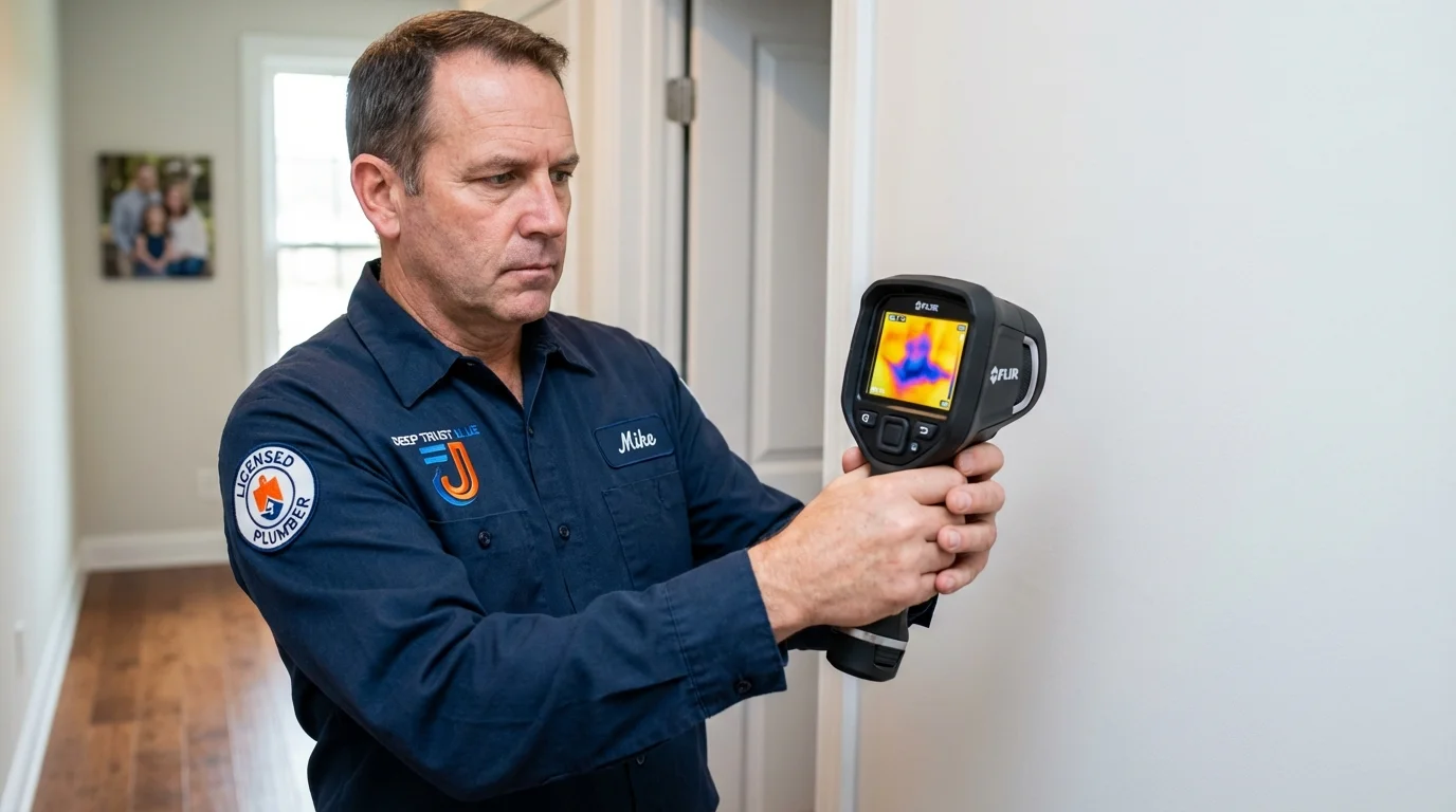 Thermal imaging leak detection by Johns Plumbing LLC in Irving